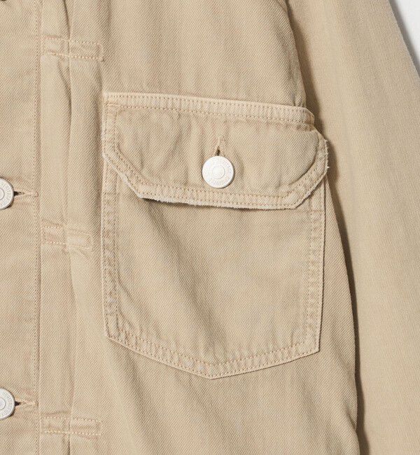 BEAUTY&YOUTH UNITED ARROWS「【別注】＜NEEDBY heritage＞デニム ジャケット/ベージュ」|デニムジャケット|