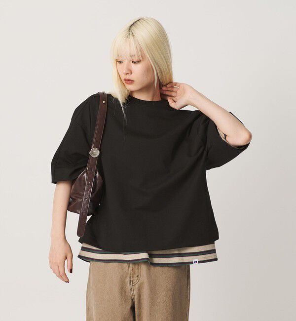 BEAUTY&YOUTH UNITED ARROWS「【WEB限定】バックレイヤード ドローストリング Tシャツ」|Tシャツ・カットソー|
