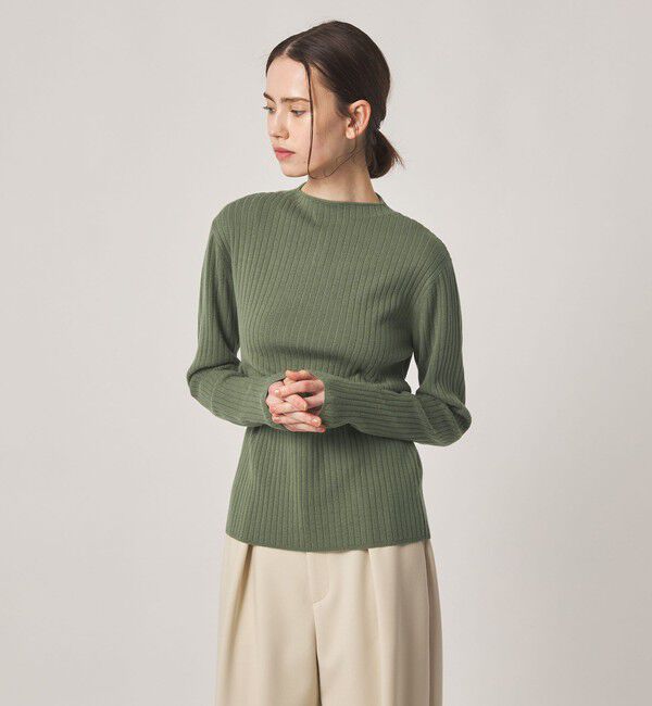 STEVEN ALAN「＜Steven Alan＞コットン カシミヤ ボトルネック ニット」|ニット・セーター|