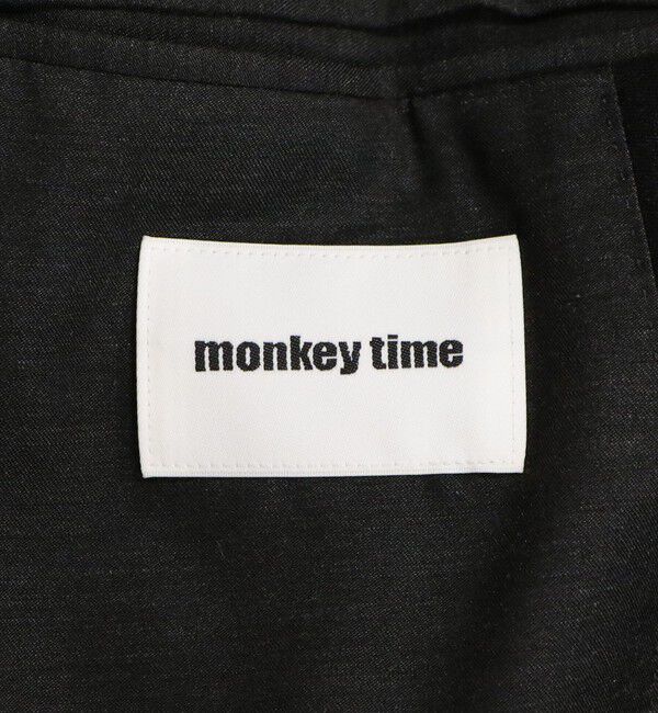 MONKEY TIME「ウール リネン ダブル ブレスト ジャケット」|テーラードジャケット|