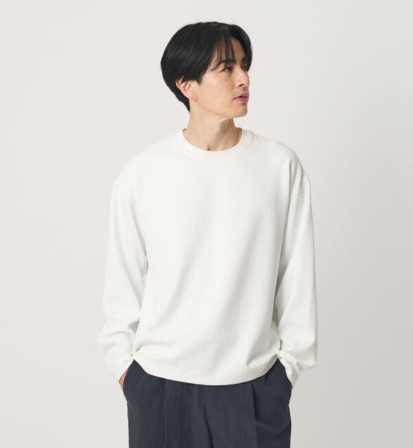BEAUTY&YOUTH UNITED ARROWS「FUSION TWILL クルーネック カットソー UVカット タテヨコストレッチ」|Tシャツ・カットソー|