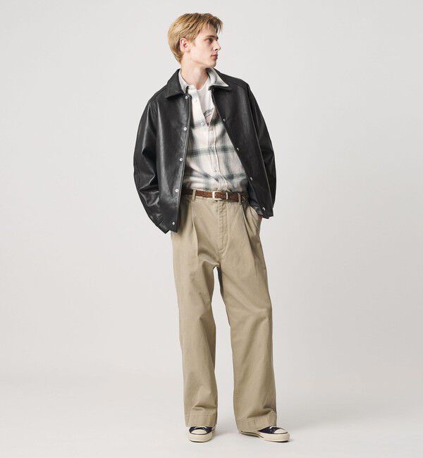 BEAUTY&YOUTH UNITED ARROWS「セミベジタブル レザー ラグラン ブルゾン」|その他|