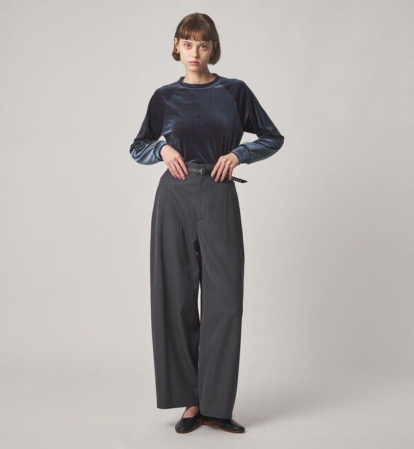 STEVEN ALAN「＜Steven Alan＞ツイル ワイド バレル パンツ」|スラックス|