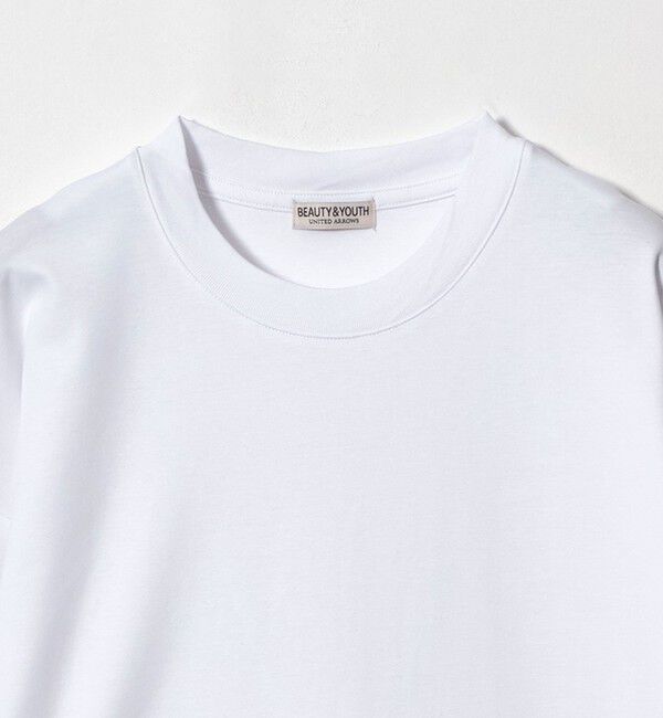 BEAUTY&YOUTH UNITED ARROWS「デオドラント プラチナ ポンチ クルーネック カットソー 抗菌防臭」|Tシャツ・カットソー|