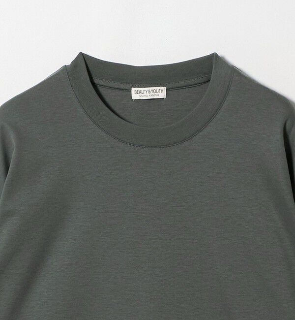 BEAUTY&YOUTH UNITED ARROWS「デオドラント プラチナ ポンチ クルーネック カットソー 抗菌防臭」|Tシャツ・カットソー|