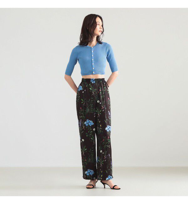 AURALEE / GIZA HIGH GAUGE RIB KNIT SHORT CARDIGAN（BEAMS SELECTION