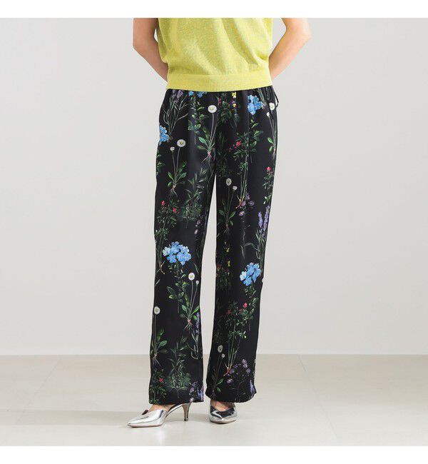 BEAMS SELECTION for WOMEN「TICCA / フラワー プリント パンツ」|チノ|