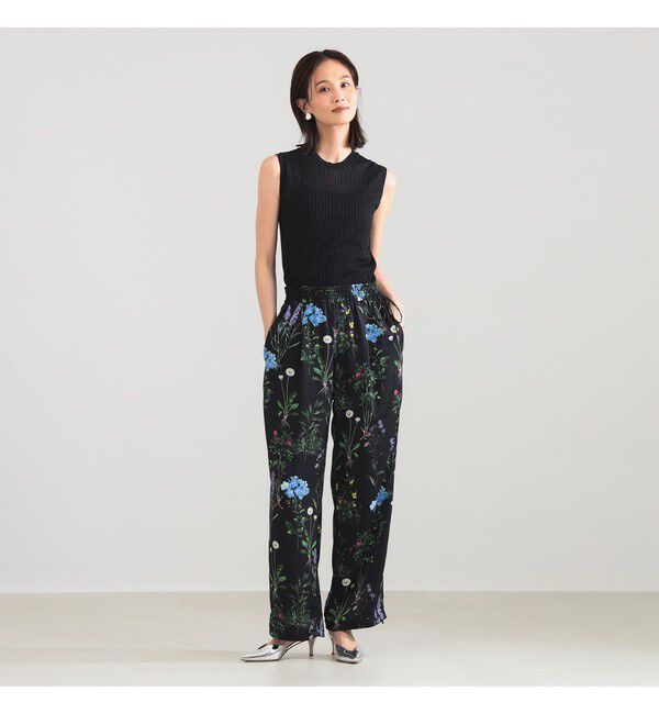 BEAMS SELECTION for WOMEN「TICCA / フラワー プリント パンツ」|チノ|