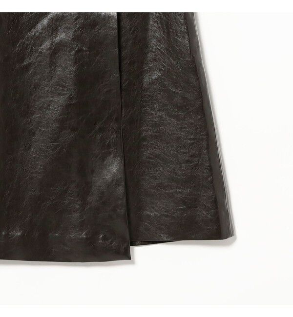 BEAMS SELECTION for WOMEN「ORR / フェイクレザー ラップスカート」|スカート|