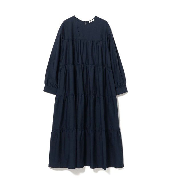 Ray BEAMS 「【別注】Gymphlex &times; Ray BEAMS / ティアード ワンピース」|ワンピース|NAVY