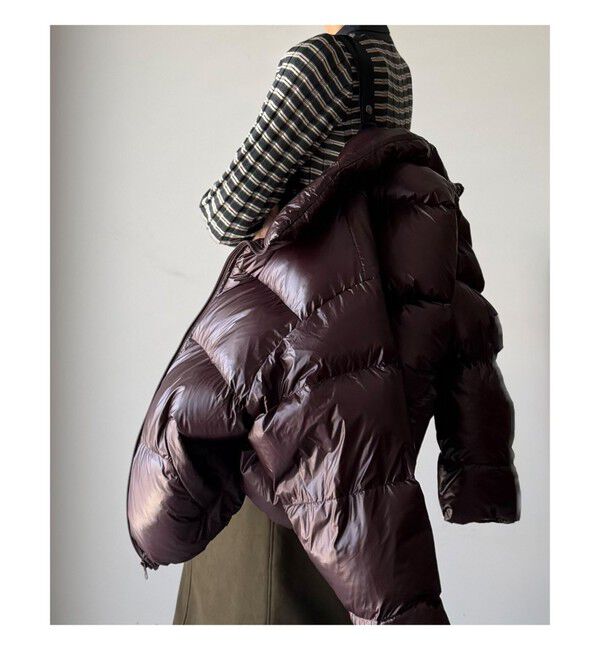Demi-Luxe BEAMS 「【別注】エディター坪田あさみ &times; WOOLRICH &times; Demi-Luxe BEAMS / パッカブル コクーン ダウンブルゾン」|ダウン|