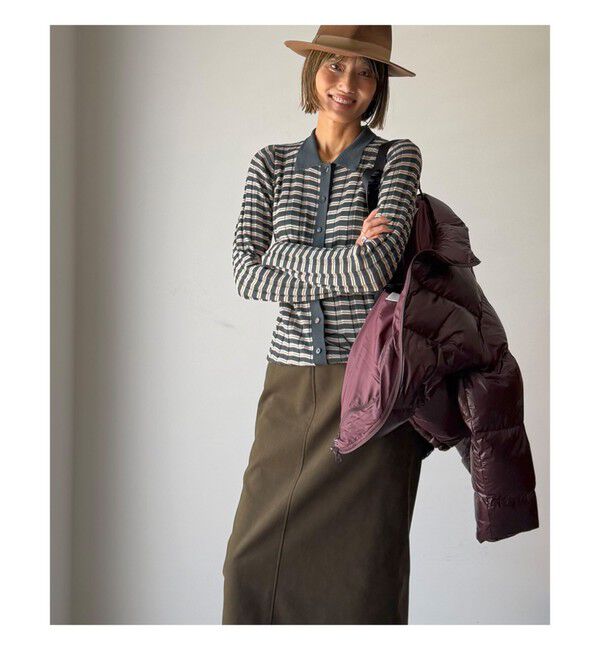 Demi-Luxe BEAMS 「【別注】エディター坪田あさみ &times; WOOLRICH &times; Demi-Luxe BEAMS / パッカブル コクーン ダウンブルゾン」|ダウン|