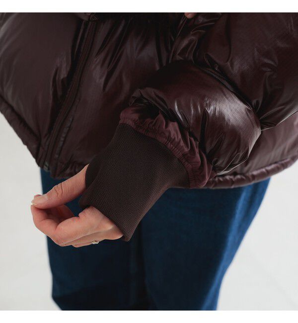 Demi-Luxe BEAMS 「【別注】エディター坪田あさみ &times; WOOLRICH &times; Demi-Luxe BEAMS / パッカブル コクーン ダウンブルゾン」|ダウン|
