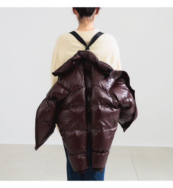 Demi-Luxe BEAMS 「【別注】エディター坪田あさみ &times; WOOLRICH &times; Demi-Luxe BEAMS / パッカブル コクーン ダウンブルゾン」|ダウン|
