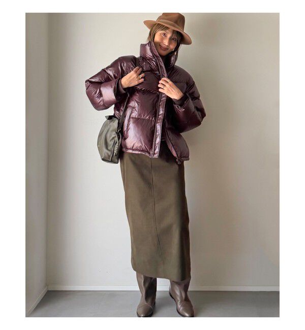 Demi-Luxe BEAMS 「【別注】エディター坪田あさみ &times; WOOLRICH &times; Demi-Luxe BEAMS / パッカブル コクーン ダウンブルゾン」|ダウン|