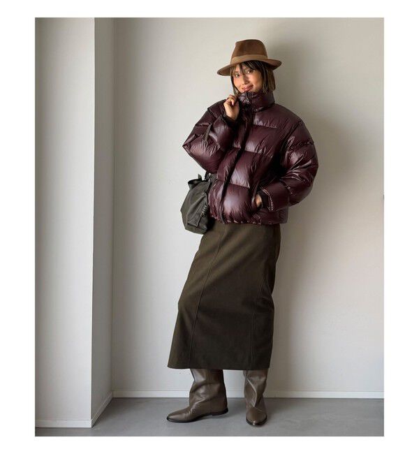 Demi-Luxe BEAMS 「【別注】エディター坪田あさみ &times; WOOLRICH &times; Demi-Luxe BEAMS / パッカブル コクーン ダウンブルゾン」|ダウン|