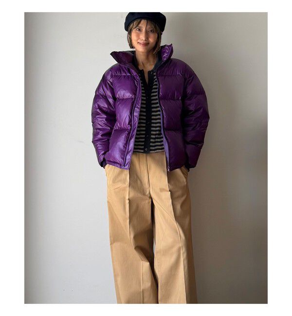Demi-Luxe BEAMS 「【別注】エディター坪田あさみ &times; WOOLRICH &times; Demi-Luxe BEAMS / パッカブル コクーン ダウンブルゾン」|ダウン|