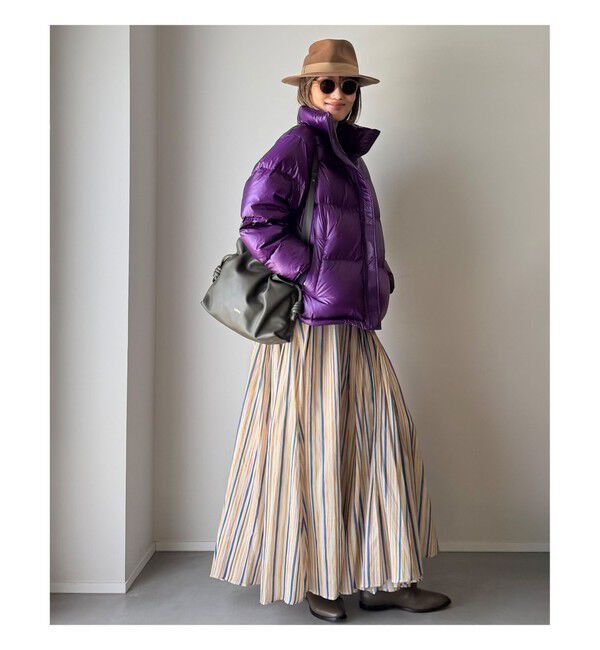 Demi-Luxe BEAMS 「【別注】エディター坪田あさみ &times; WOOLRICH &times; Demi-Luxe BEAMS / パッカブル コクーン ダウンブルゾン」|ダウン|