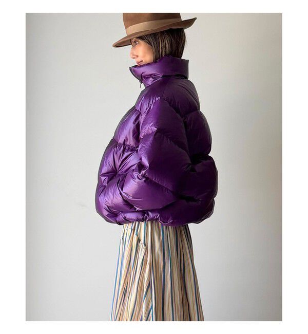 Demi-Luxe BEAMS 「【別注】エディター坪田あさみ &times; WOOLRICH &times; Demi-Luxe BEAMS / パッカブル コクーン ダウンブルゾン」|ダウン|