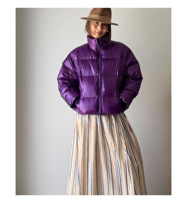 Demi-Luxe BEAMS 「【別注】エディター坪田あさみ &times; WOOLRICH &times; Demi-Luxe BEAMS / パッカブル コクーン ダウンブルゾン」|ダウン|