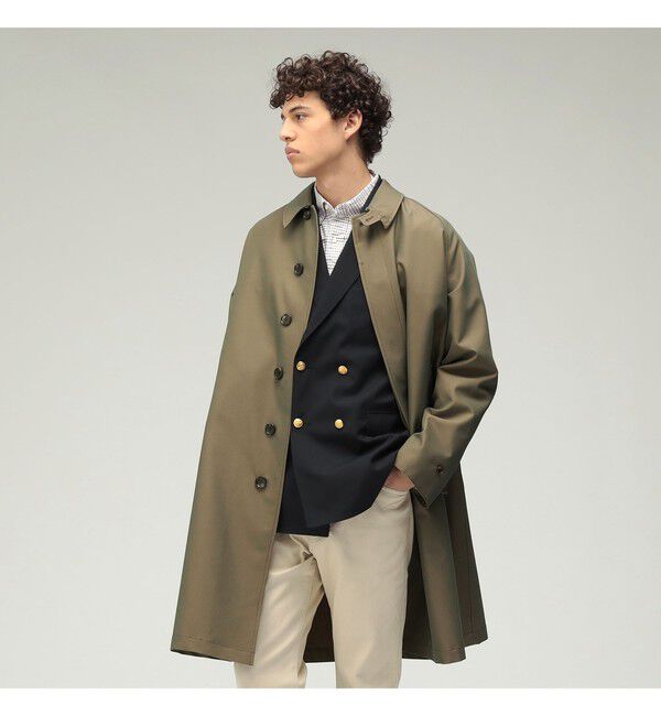 BEAMS PLUS「Balmacaan Coat T/C Gabardine」|ダッフルコート|