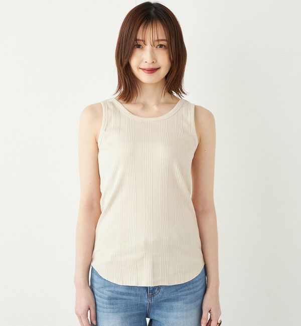 SHIPS Colors 「SHIPS Colors:ランダムテレコ 2WAY タンクトップ◇」|タンクトップ|
