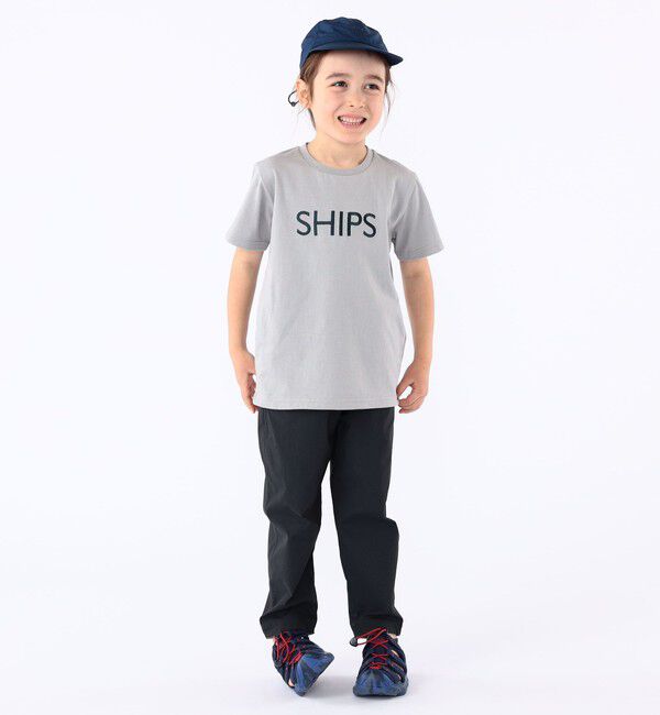 SHIPS KIDS「SHIPS KIDS:100～130cm /〈UVカット〉ナイロン ストレッチ パンツ」|チノ|
