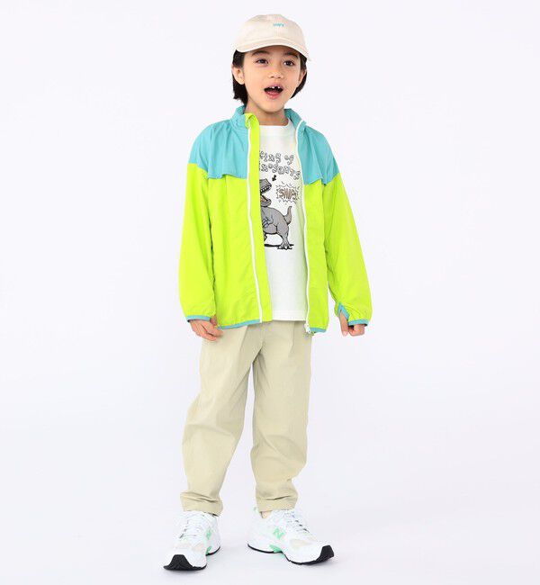 SHIPS KIDS「SHIPS KIDS:100～130cm /〈UVカット〉ナイロン ストレッチ パンツ」|チノ|