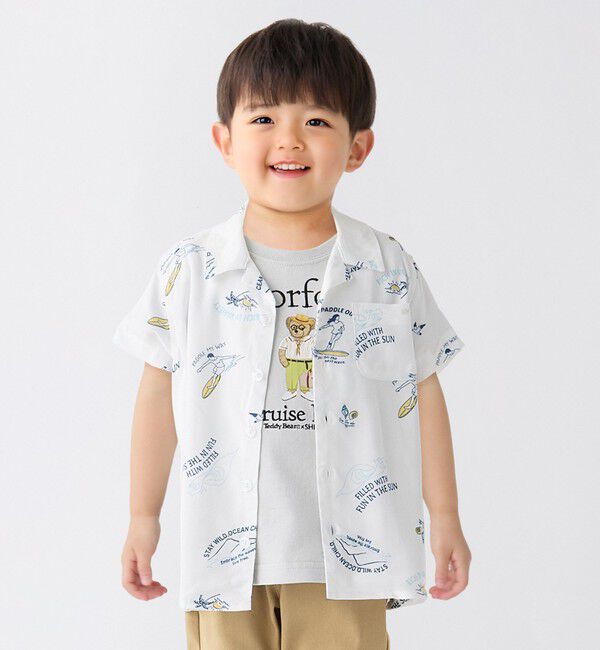 SHIPS Colors 「SHIPS Colors:80～150cm / TeddyBear(R) プリント&ステッチ TEE◇」|Tシャツ・カットソー|