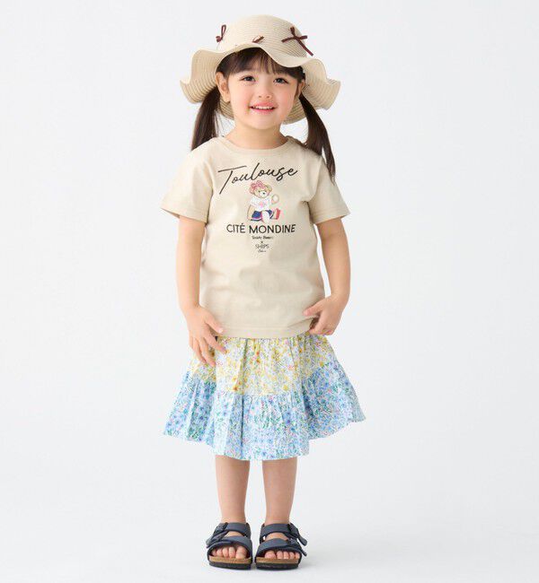 SHIPS Colors 「SHIPS Colors:80～150cm / TeddyBear(R) プリント&ステッチ TEE◇」|Tシャツ・カットソー|