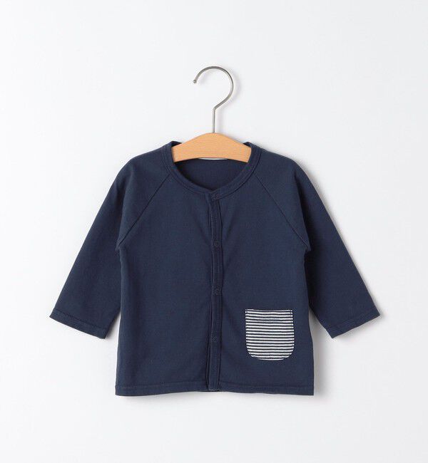SHIPS KIDS「SHIPS KIDS:80cm / ベビー ロングスリーブ スタイ セット」|ギフトセット|