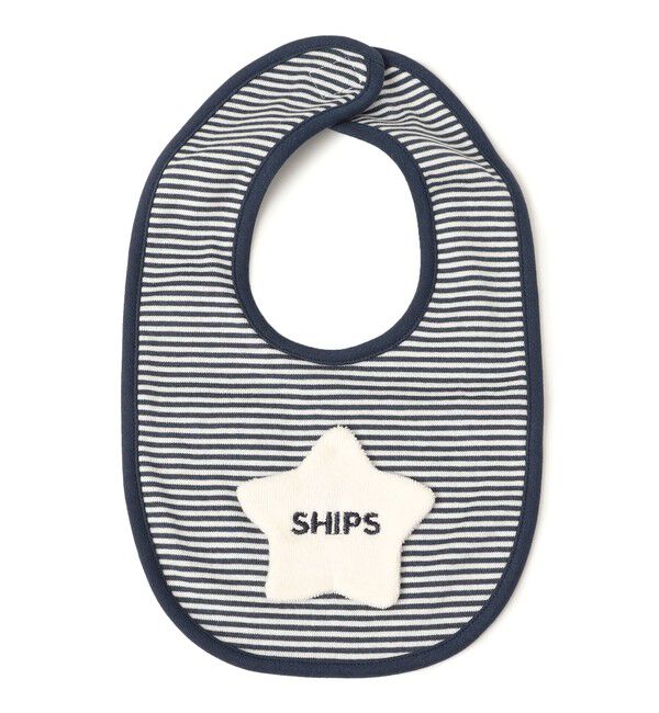 SHIPS KIDS「SHIPS KIDS:80cm / ベビー ロングスリーブ スタイ セット」|ギフトセット|
