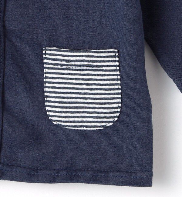 SHIPS KIDS「SHIPS KIDS:80cm / ベビー ロングスリーブ スタイ セット」|ギフトセット|
