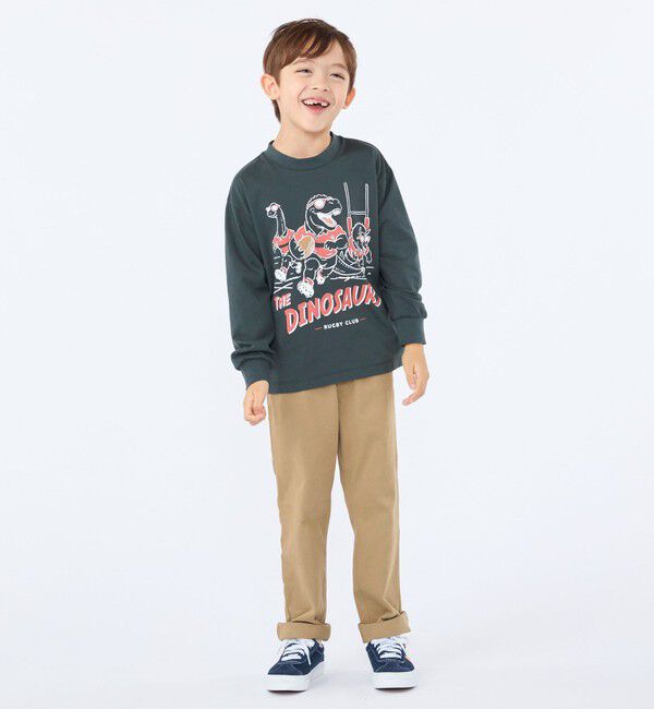 SHIPS KIDS「SHIPS KIDS:100～130cm / ストレート チノ パンツ」|チノ|