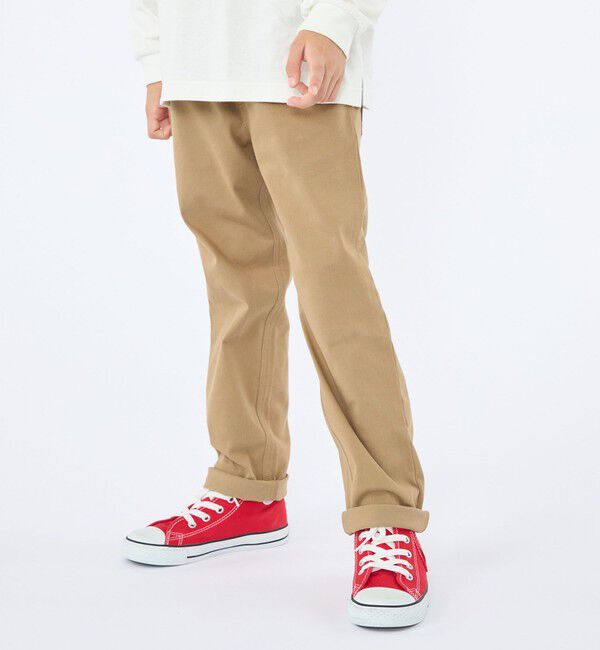 SHIPS KIDS「SHIPS KIDS:100～130cm / ストレート チノ パンツ」|チノ|