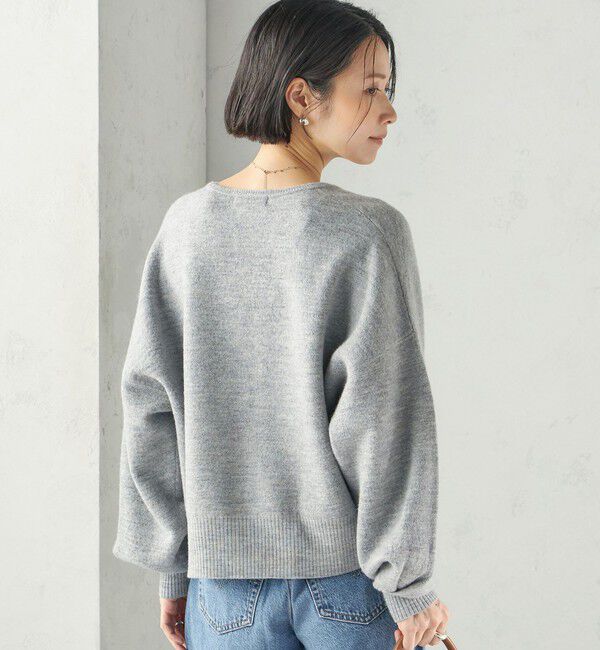 SHIPS for women「《予約》強縮 ウール パール ニット ジャケット」|カーディガン|
