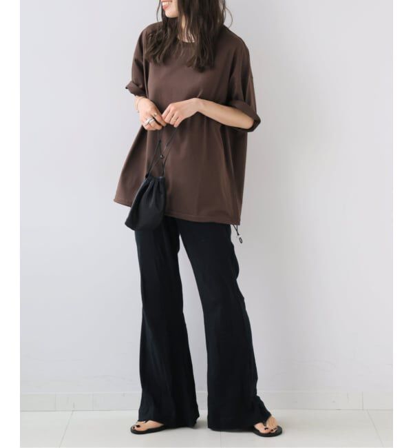 OUTDOOR PRODUCTS Usual Things「クールタッチギャザーヘムTEE」|Tシャツ・カットソー|