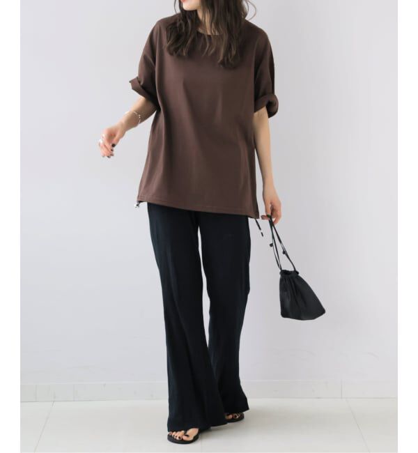 OUTDOOR PRODUCTS Usual Things「クールタッチギャザーヘムTEE」|Tシャツ・カットソー|