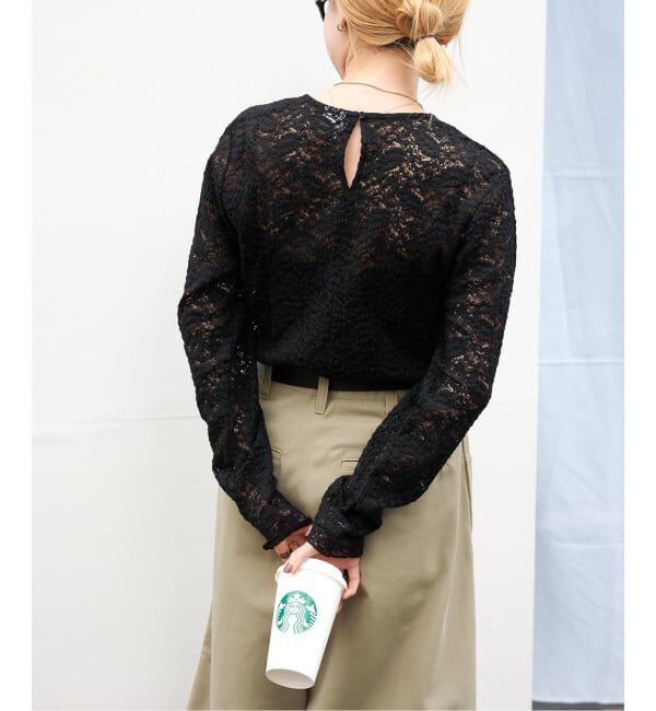 OUTDOOR PRODUCTS Usual Things「追加 ストレッチカットレースプルオーバー」|Tシャツ・カットソー|