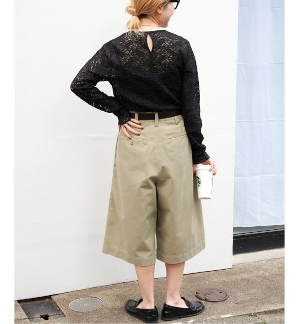 OUTDOOR PRODUCTS Usual Things「追加 ストレッチカットレースプルオーバー」|Tシャツ・カットソー|