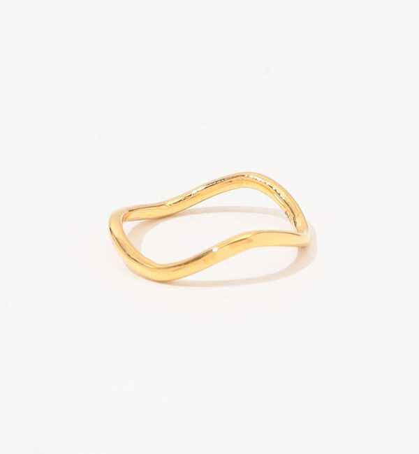 TOMORROWLAND GOODS「les solides simple wavy リング」|リング|