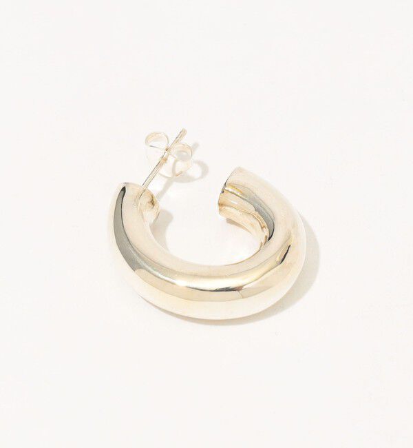 TOMORROWLAND GOODS「les solides small oval bold フープピアス」|ピアス|