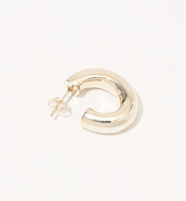 TOMORROWLAND GOODS「les solides small oval bold フープピアス」|ピアス|