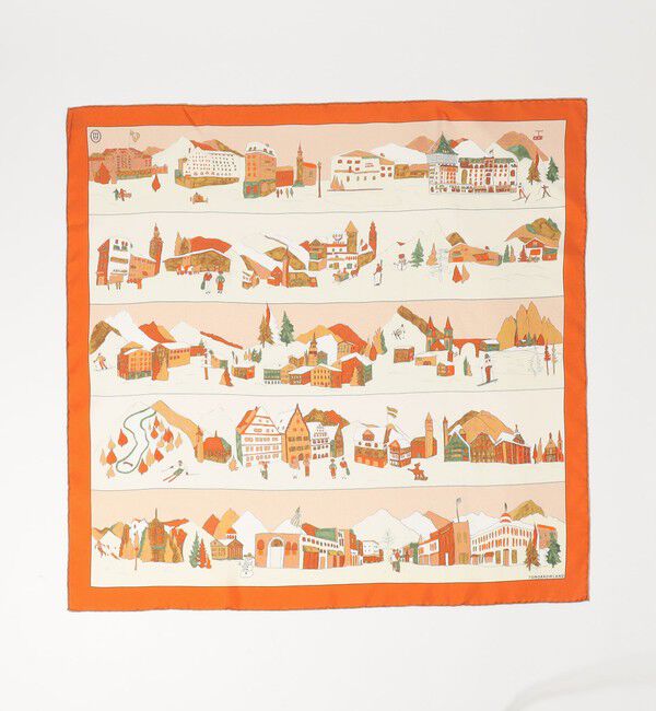 TOMORROWLAND GOODS「ATELIER TOMORROW WINTER MOUNTAIN シルクスカーフ」|バンダナ・スカーフ|