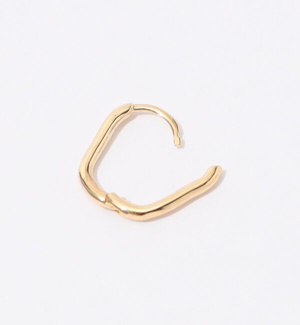 TOMORROWLAND GOODS「Metier Oval Clicker Hoop 片耳ピアス」|ピアス|