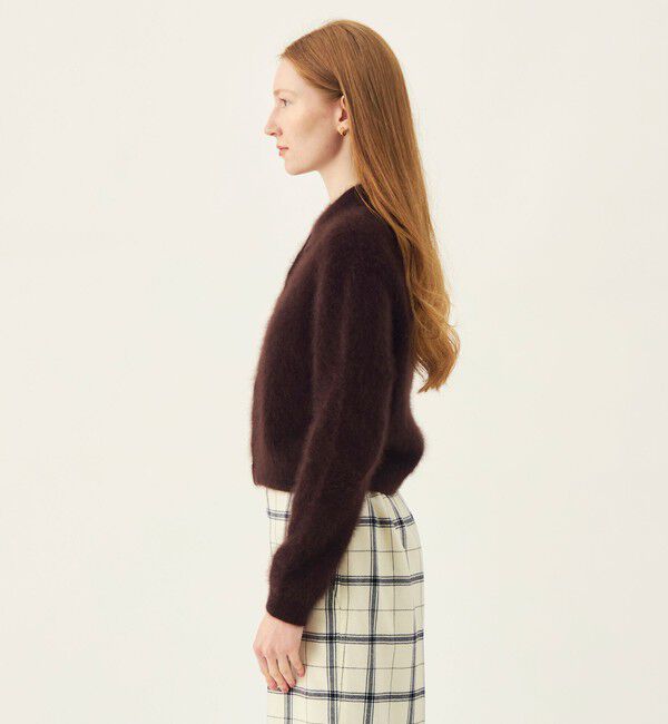 Ballsey「【WEB先行予約】フラッフィーヤーン ミニカラーカーディガン」|カーディガン|