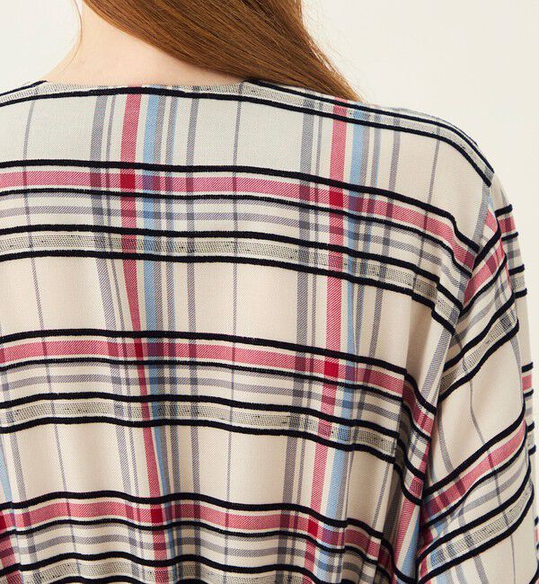 Ballsey「【WEB先行予約】カラープラッド ウエストギャザーワンピース」|ワンピース|