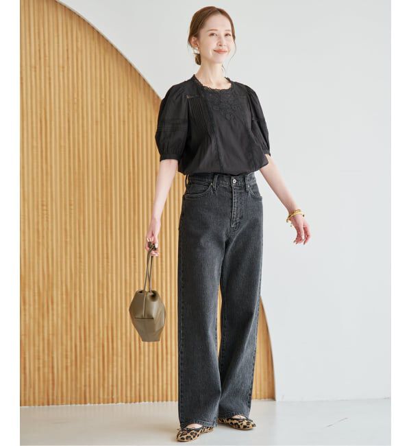 SLOBE IENA「《4サイズ展開/追加7》LE DENIM ストレートデニムパンツ」|デニム|