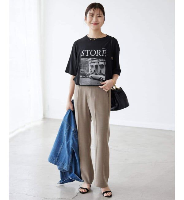 SLOBE IENA「《追加2》LIFEフォトルーズTEE」|Tシャツ・カットソー|