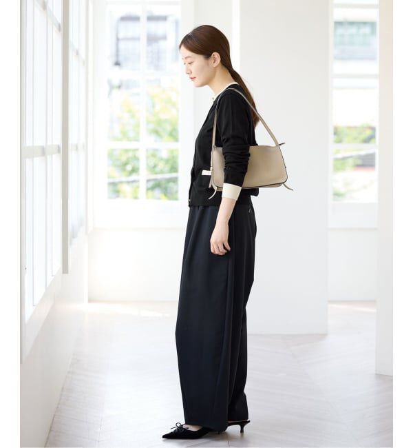 IENA「《アンサンブル対応》ARKABA クルーカーディガン」|カーディガン|